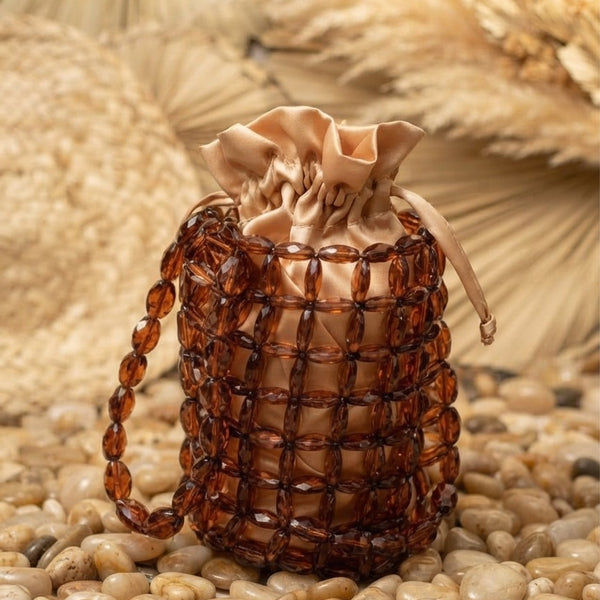 Bolso en perlas