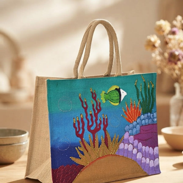 Bolso de Yute Natural