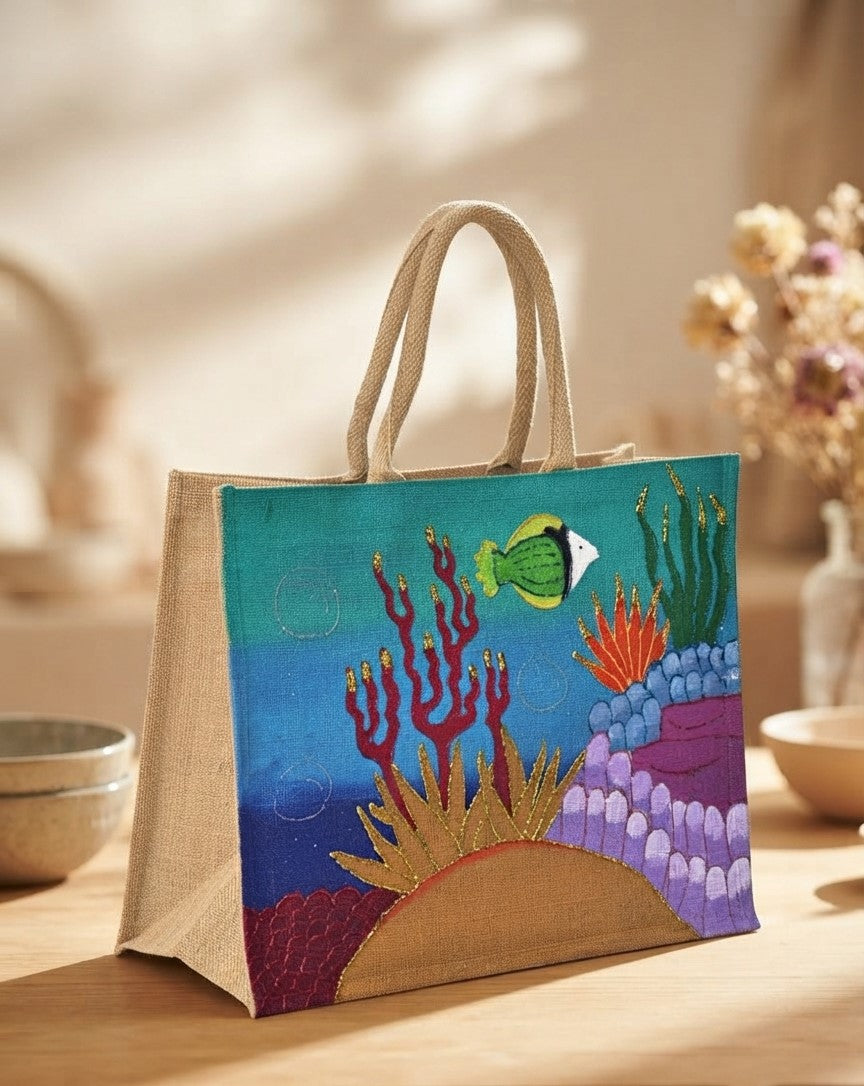 Bolso de Yute Natural