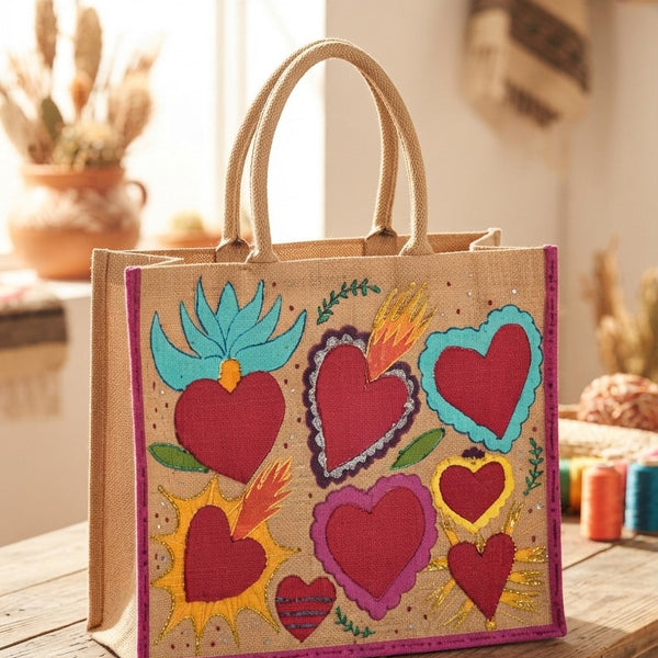 Bolso de Yute Natural
