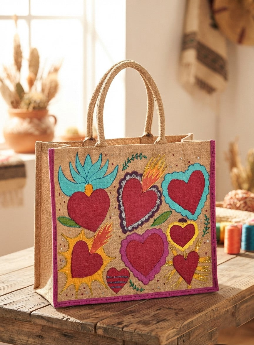 Bolso de Yute Natural