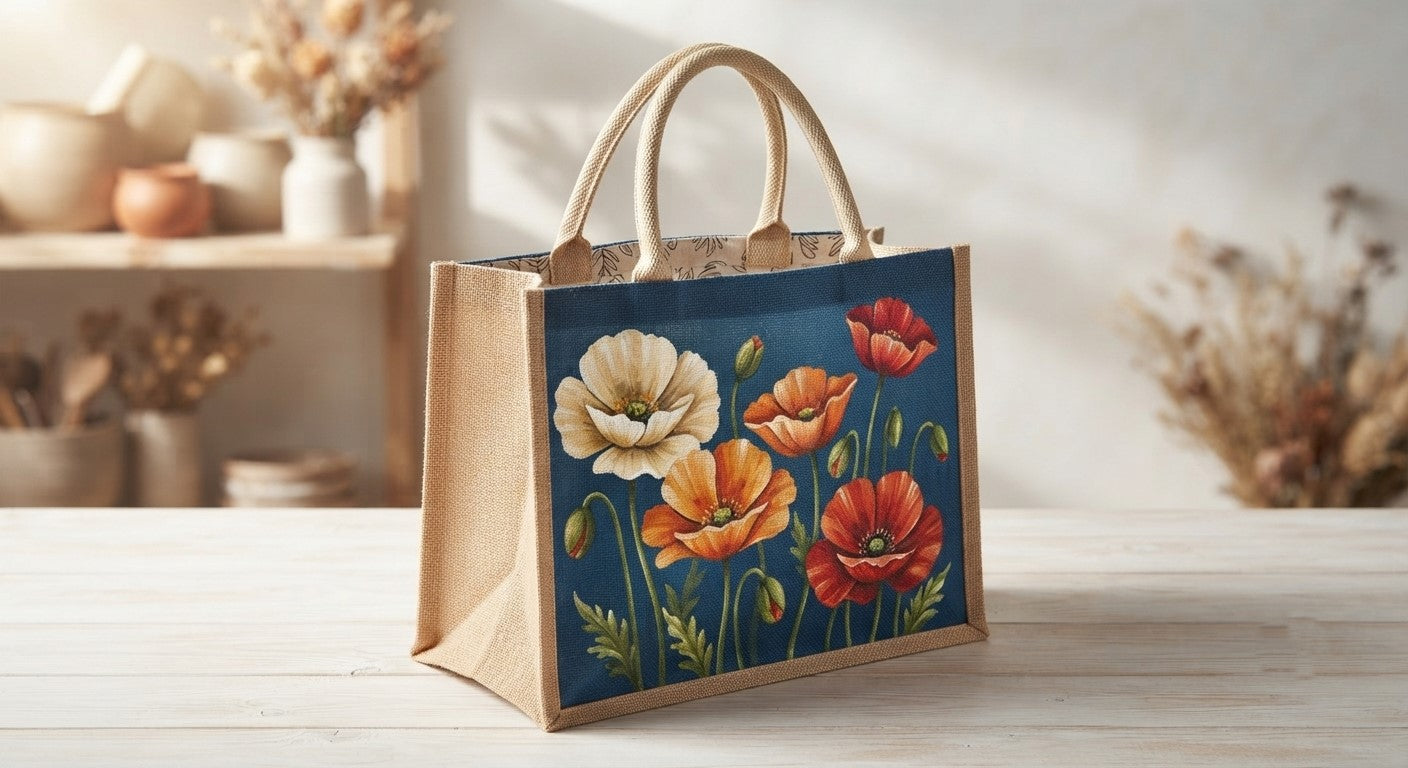 Bolso de Yute Natural